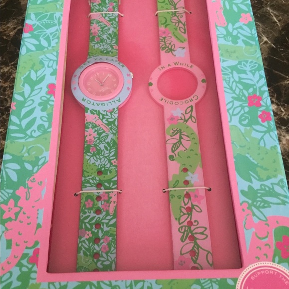 Lilly Pulitzer Accessories - Vintage Lily Pulitzer interchangeable watches NIB